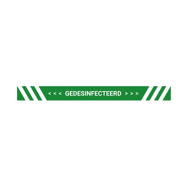 Gedesinfecteerd Sticker