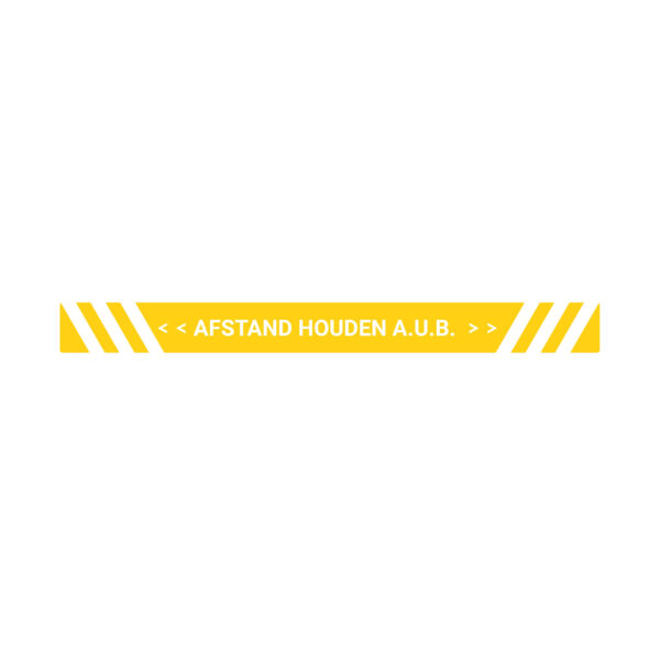 Houd Afstand Sticker