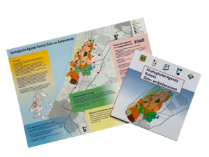 de placemat en het ondersteunende boekje voor de strategische agenda ruimte duin- en bollenstreek